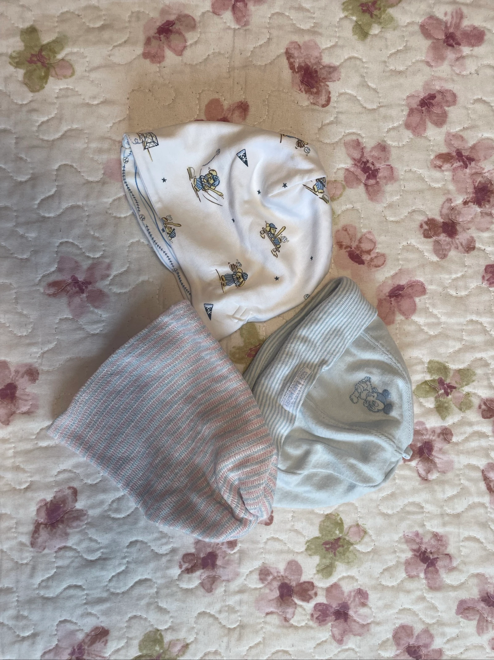 Newborn Baby Hat Bundle | First Size Cotton Caps